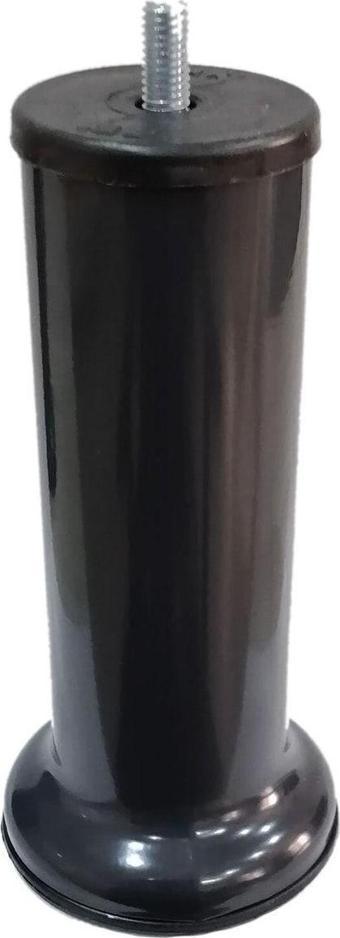 Baza Ayağı Koltuk Ayağı Kanepe Ayağı Antrasit Gri 15 Cm (3/8" Kalın Dişli) 