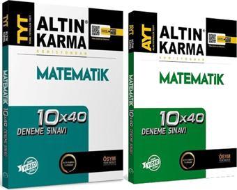 Altın Karma TYT Matematik Deneme ve AYT Matematik Deneme 2 Kitap Set - Altın Karma Yayınları