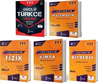 Bilinçsel Yayınları TYT Türkçe Matematik Fizik Kimya ve Biyoloji Deneme Seti 5 Kitap - Bilinçsel Yayınları