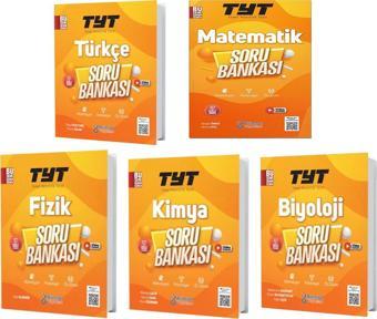 Bilinçsel Yayınları TYT Türkçe Matematik Fizik Kimya ve Biyoloji Soru Bankası Seti 5 Kitap - Bilinçsel Yayınları