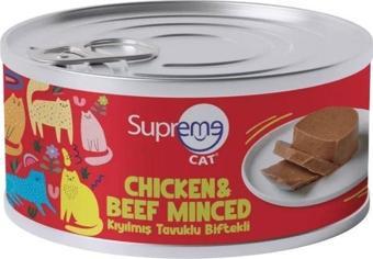 Supreme Kıyılmış Tavuklu Biftekli Konserve Mama 85 Gr.