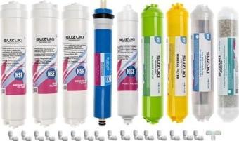 SUZUKI Technology Kapalı Kasa Su Arıtma Cihazı Tam Set -13 Aşamalı Filtre Seti