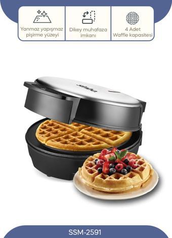 SİNBO SSM-2591 Waffle Makinesi