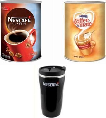 Nescafe Classic 1 kg + Nestle Coffee Mate 2 kg + Mug