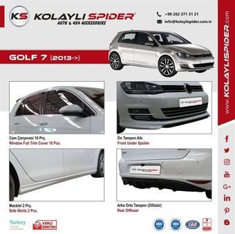 VW Golf 7 Spoiler Camüstü Gt Fiber 2013 ve Sonrası