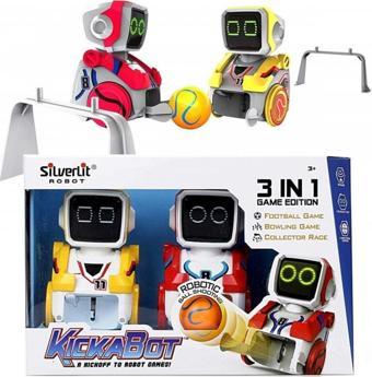 Silverlit Yarışan Robot Kickabot İkili Robot Set 3in1 arada Set