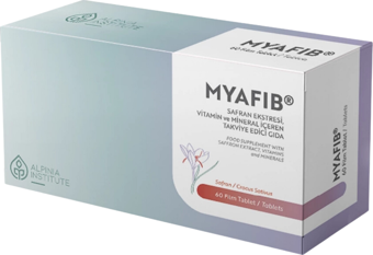 MIYAFIB 60 Tablet, Safran Ekstresi , Vitamin ve Mineral İçeren Takviye Edici Gıda 