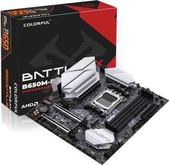 COLORFUL BATTLE-AX B650M-PLUS V14 DDR5 7600MHz mATX AM5 Gaming (Oyuncu) Anakart