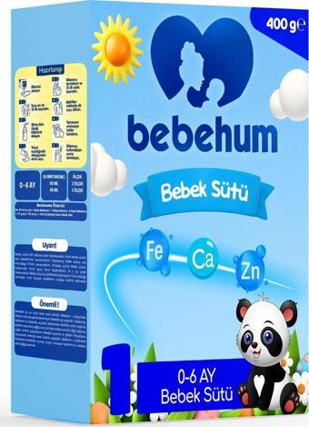 Bebek Maması Bebek Devam Sütü 400 gr 0-6 Ay