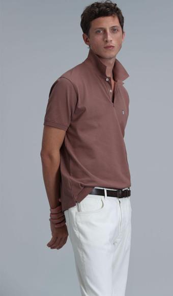 Lufian Erkek Laon Smart Polo T-Shirt 111040164 Kiremit