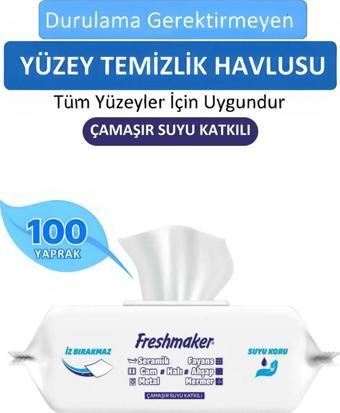 Freshmaker Yüzey Temizlik Havlusu 100'lü (Çamaşır Suyu Katkılı)