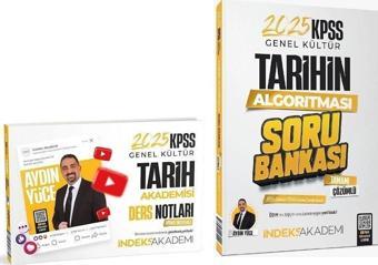 İndeks Akademi 2025 KPSS Tarih Akademisi Video Ders Notları + Soru Bankası 2 li Set - Aydın Yüce - İndeks Akademi Yayıncılık