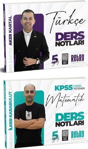 Retro 2025 KPSS Türkçe+Matematik 5Yüz Ders Notları 2 li Set Retro Yayıncılık - Retro Yayıncılık