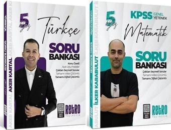 Retro 2025 KPSS Türkçe+Matematik 5Yüz Soru Bankası 2 li Set Retro Yayıncılık - Retro Yayıncılık