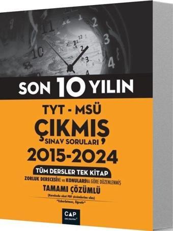 TYT MSÜ Son 10 Yılın Çıkmış Soruları Çap Yayınları - Çap Yayınları