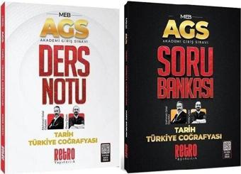 Retro 2025 MEB AGS Tarih-Türkiye Coğrafyası Ders Notu + Soru Bankası 2 li Set - Mehmet Celal Özyıldız, Önay Çepe - Retro Yayıncılık