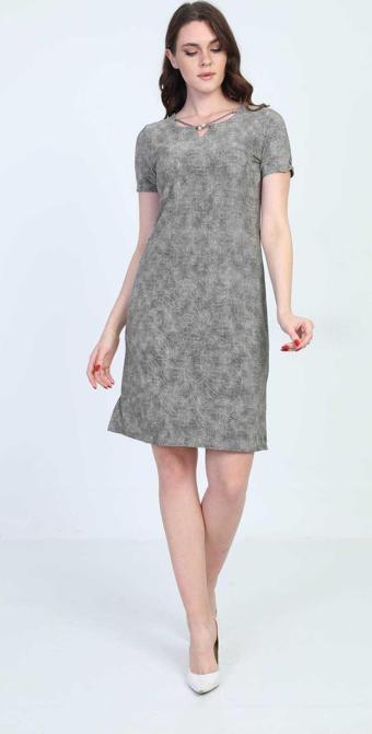 Ella Camelia Kadın İp Detaylı Elbise 5012082 Haki