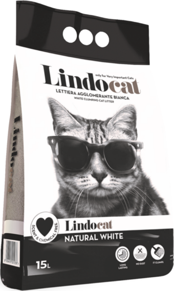 Lindocat (Ekonomik Büyük Boy) Kokusuz Kalın Taneli Kedi Kumu 15 L