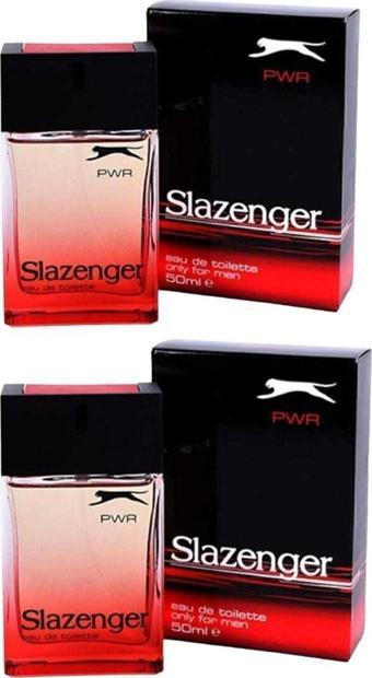 Slazenger Erket Power Edt Kırmızı Parfüm 2 Adet 2X50Ml