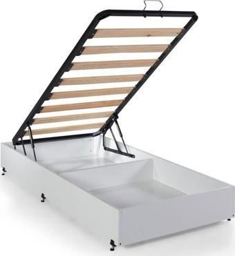 Ferramini Arabalı Yatak Uygun 18 cm Yükseklik Tek Kişilik Baza 90x190 cm