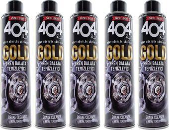 404 Fren Balata Temizleme Spreyi Gold Özel Seri 500 Ml 5 Adet