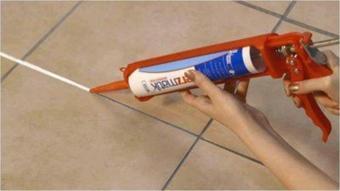 Derzmatik Profesyonel Derz Silikon Beyaz Kartuş 450 Gr.