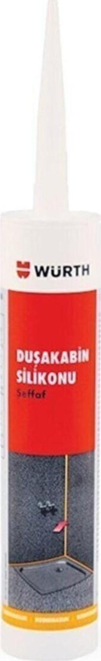 Würth Duşakabin Silikonu Şeffaf 310 Ml