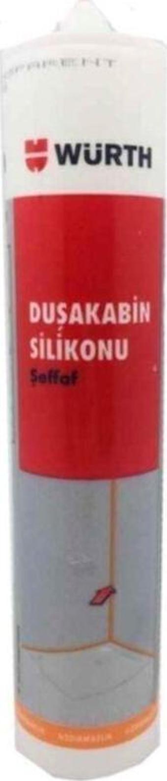 Würth Duşakabin Silikonu Şeffaf 310 Ml Kararmayan Silikon