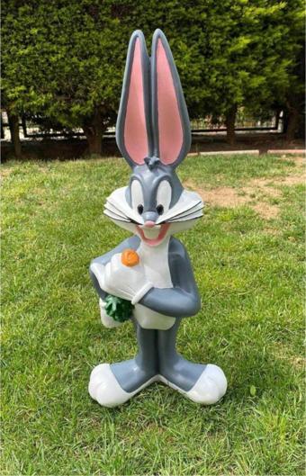 Arose Bugs Bunny Tavşan Heykel Dekor