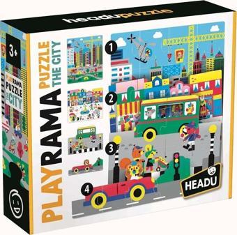 HEADU PLAYRAMA PUZZLE THE CITY (3-6 YAŞ)