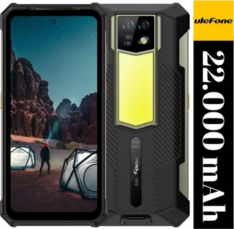 Ulefone Armor 24 Android 14 22000mAh Mega Batarya Kamp Işığı, 12GB RAM +256GB, 6.78'' Cep Telefonu (Ulefone Türkiye Garantili)