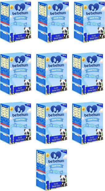 Bebehum 1 Bebek Sütü 400 Gr 0-6 Ay 10 Adet