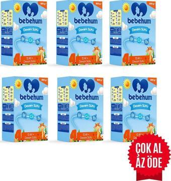 Bebehum 4 No Bebek Sütü 12 Ay 800 Gr X 6 Adet