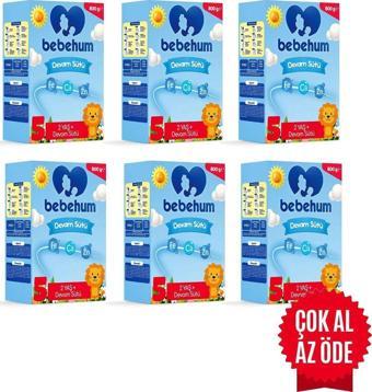 Bebehum 5 No Bebek Sütü 0-6 Ay 800 Gr X 6 Adet