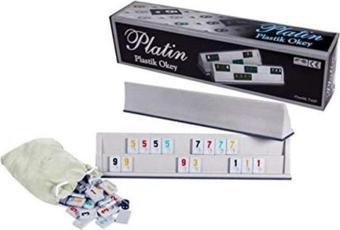 Platin Marka Plastik Okey Takımı - Mavi Su Dünyası