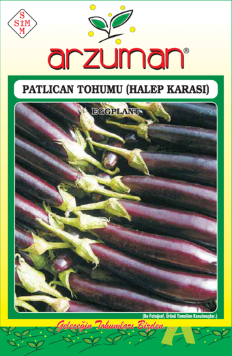 HALEP KARASI PATLICAN TOHUMU 10 GR ORT 2000 AD TOHUM