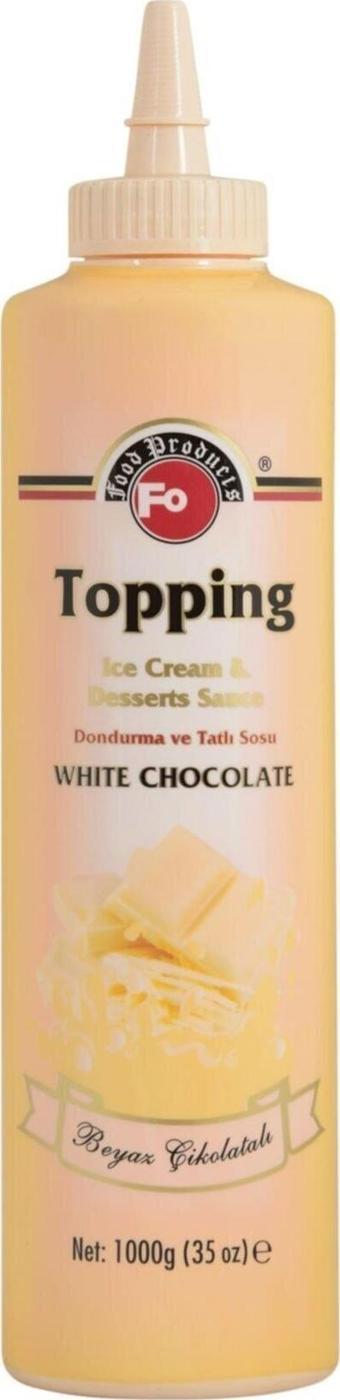 Fo Beyaz Çikolatalı Topping Sos 1 kg