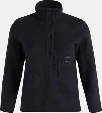 Peak Performance G78130100 W Fleece Snap T-Neck Kadın Polar