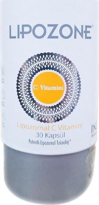 Lipozone Lipozomal C Vitamini Takviye Edici Gıda 30 Kapsül 8699514151296