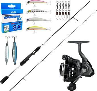 YekOutdoor Üst Düzey Okuma Spin Olta Seti  Okuma Helios SX Spin 2,70cm 15-45 gr 2 Parça Spin Kamışı&Okuma Acuador ACU-40
