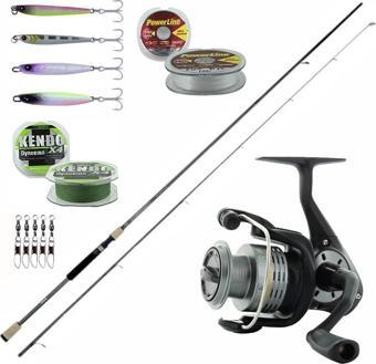 YekOutdoor Okuma Profesyonel LRF Seti Okuma Wave Power 228 cm 2-12 gr Lrf Kamışı&Okuma Revenger RV-25 FD Olta Makinesi