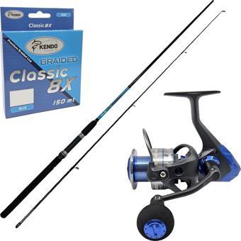 YekOutdoor Okuma Spin Olta Seti Okuma G-Power Spin 8' 240cm 15-40 gr 2 Parça Spin Kamışı&Okuma Safina SW-X SNW-4000A 4+1