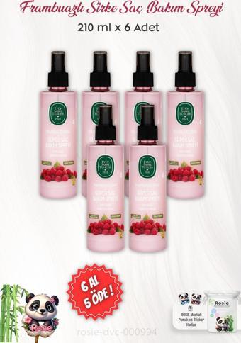 6 AL 5 ÖDE Eyüp Sabri Tuncer Frambuazlı Sirke Bakım Spreyi 210 ml ve ROSIE