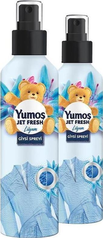 Yumoş Jet Fresh Ütü Etkisi Giysi Spreyi Lilyum 200 ml x 2