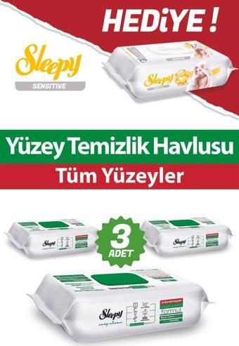 Sleepy Beyaz Sabun Katkılı Easy Clean 3X100 ve Sensitive 90'lı Hediye