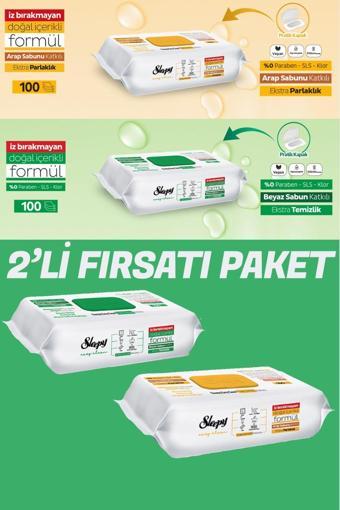 Sleepy Easy Clean Beyaz Sabun + Arap Sabun Ekonomik Paket