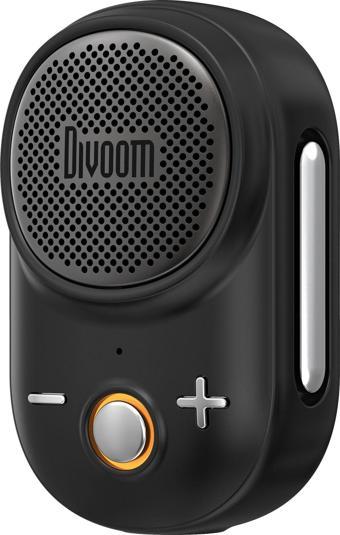 Divoom Itour-S IP67 Mini Bluetooth Hoparlör, Güçlü Bas, Taşınabilir Ses Bombası, Siyah