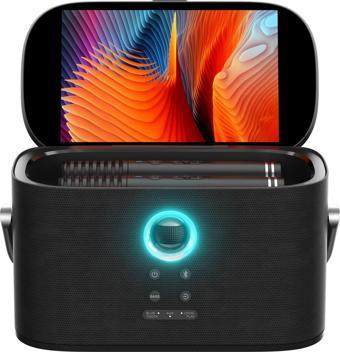 Ikarao Partybox Shell S1 280W Karaoke Bluetooth Hoparlör Seti, 10.1" Dahili Tablet
