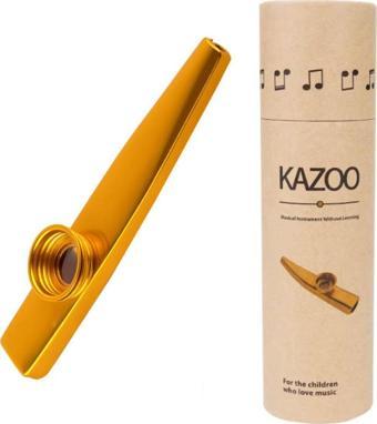 MK-01Y Metal Kazoo Kutulu Alüminyum Alaşım Sarı