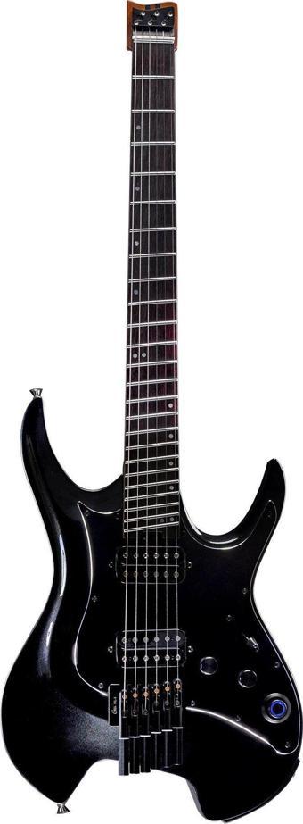 GTRS W800PBK Headless Multiscale Smart Gitar